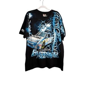 NASCAR All Over Shirt AOP Roush Fastenal Carl Edwards 2012 Thick Size XL L34